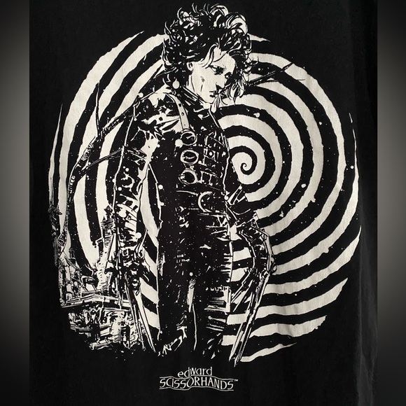 Whirlwind Edward Scissorhands Tee, worn 2x like new, unisex - Picture 3 of 3